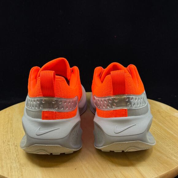 Nike ReactX Infinity Run 4 Mens Size 9.5 Hyper Crimson Light Silver HQ2934 800 - Picture 3 of 8